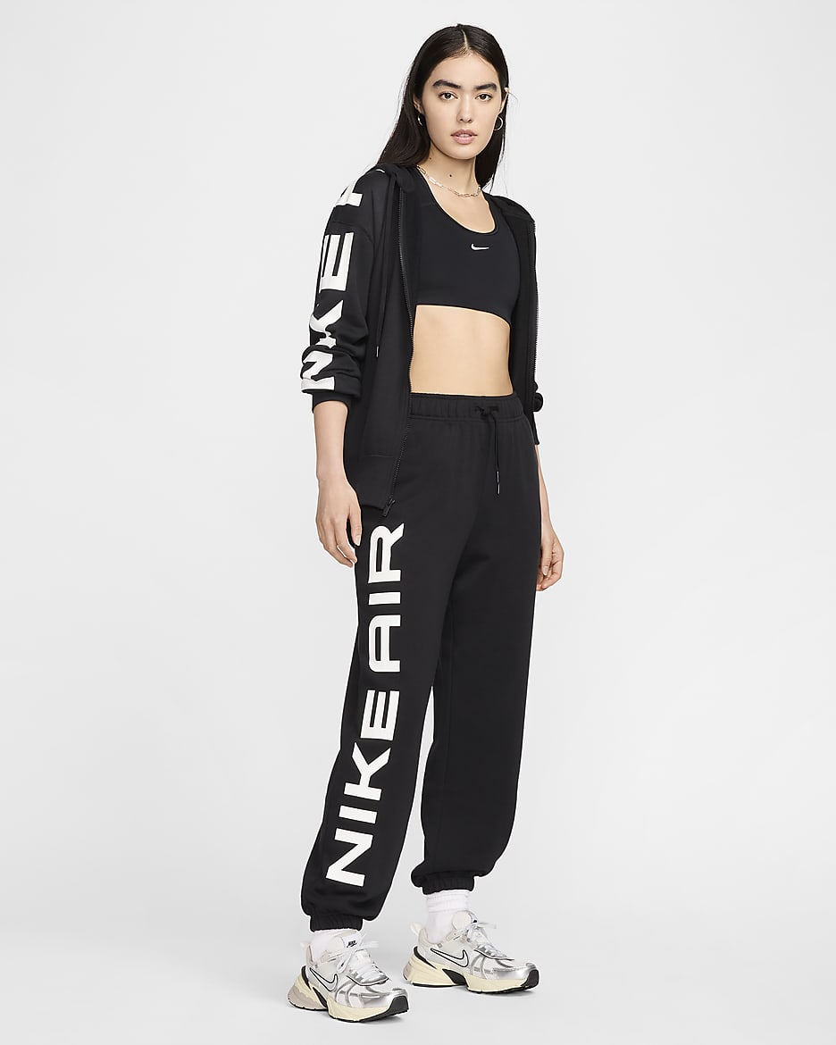 Nike Sportswear Air Women s Fleece Oversized High Rise Joggers